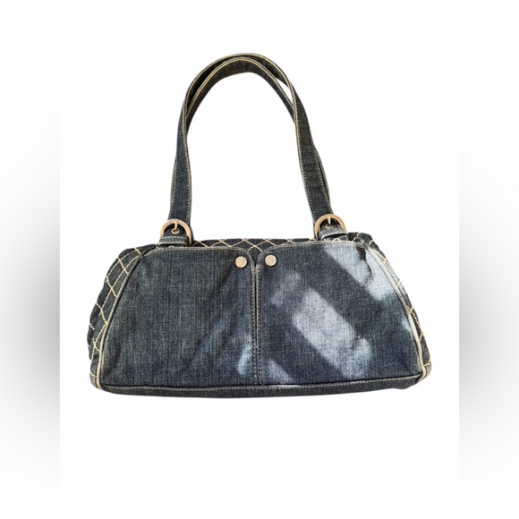 Vera Bradley Stylish Denim Shoulder Bag - Picture 14 of 14